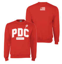 Load image into Gallery viewer, Big Show Crew Sweatshirt in Red