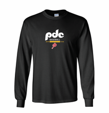 Load image into Gallery viewer, Love of the Game LS Tee in Black