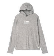 Load image into Gallery viewer, Salute LS Strato Hooded Knit in Grey Htr by Vuori