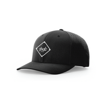 Load image into Gallery viewer, My Diamond Laser Perf R-Flex Snapback in Black by Richardson