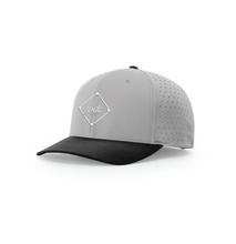 Load image into Gallery viewer, My Diamond Laser Perf R-Flex Snapback in Grey/Blk by Richardson