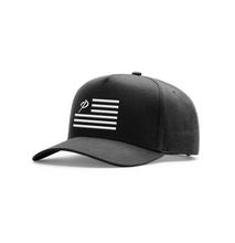 Load image into Gallery viewer, Salute 5-Panel Relaxed Gramps Snapback in Blk by Richardson
