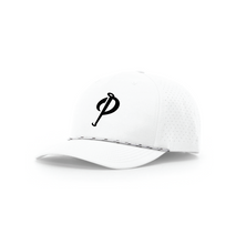 Load image into Gallery viewer, P-Strong Laser Perf Pro Rope Snapback in Wht by Richardson