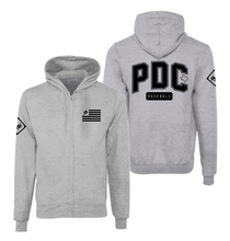 Load image into Gallery viewer, Prospect Full-zip Hoodie in Grey Htr
