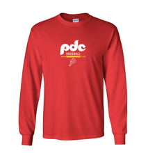 Load image into Gallery viewer, Love of the Game LS Tee in Red
