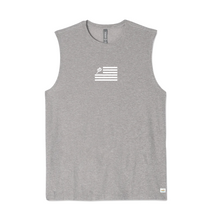 Load image into Gallery viewer, Salute Strato Muscle Tee in Grey Htr by Vuori
