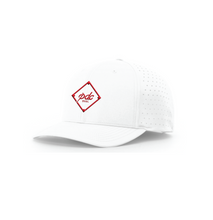 Load image into Gallery viewer, My Diamond Laser Perf R-Flex Snapback in White by Richardson
